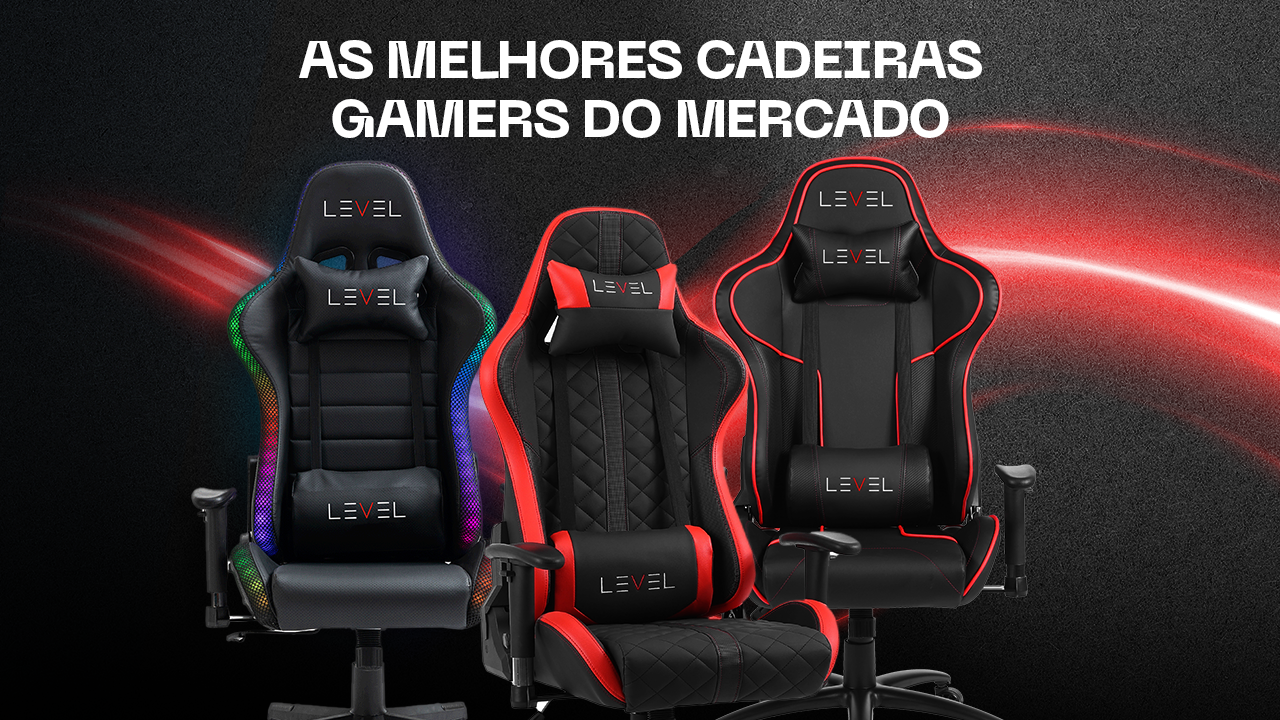 As melhores cadeiras gamers do mercado